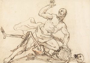 George Taylors Grafschrift- George Taylor Breekt de Ribben van de Dood door William Hogarth